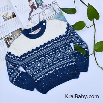 بلوز بافت پسرانه  مرینوس ترک طرح اجری