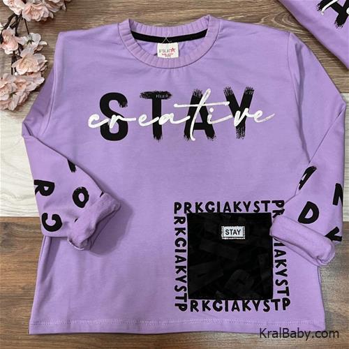 بلوز تک دخترانه ترک  برند FILE