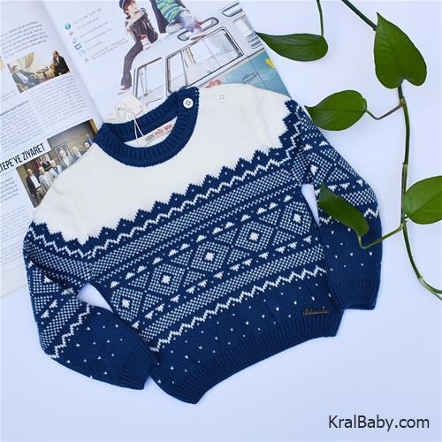 بلوز بافت پسرانه  مرینوس ترک طرح اجری