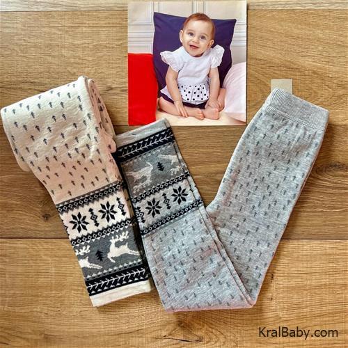 شلوار بافت بچه گانه دختر