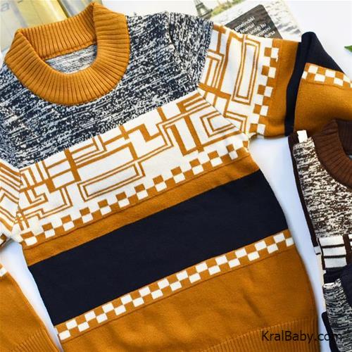 بلوز بافت پسرانه یقه ایستاده