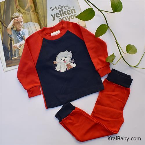 ست راحتی دخترانه طرح سگ کوچولو