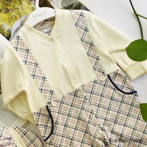 سرهم نوزادی پسرانه طرح چهار خانه