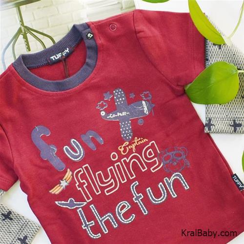 بلوز نخی ترک پسرانه طرح هواپیما