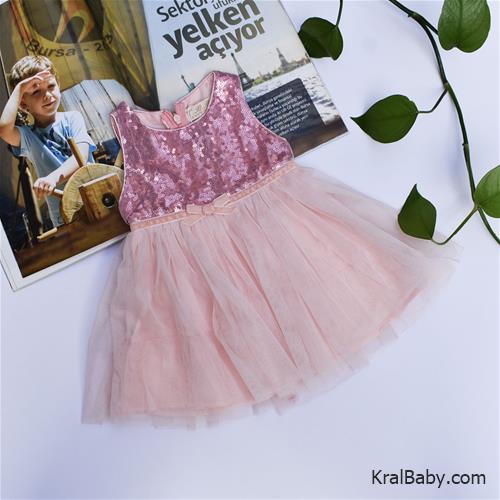 پیراهن عروسکی پولک دوزی