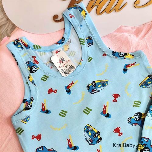 ست لباس زیر پسرانه طرح ماشین کد37