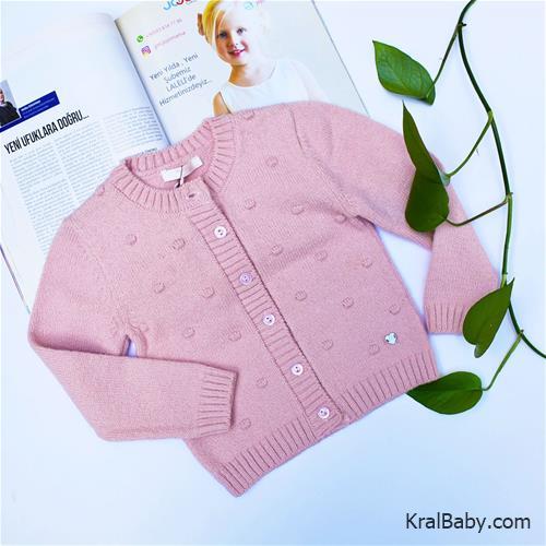 ژاکت دخترانه مرینوس ترک توپ توپی دو تا سه سال