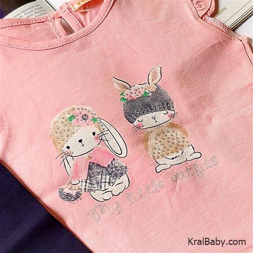 تیشرت شلوارک دخترانه ترک کد 19