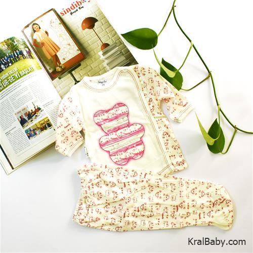 ست نوزادی ترک دکمه یک طرفه