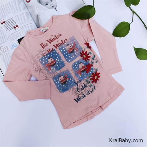 بلوز دخترانه ترک طرح جغد