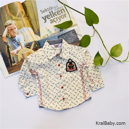 پیراهن پسرانه یقه دار ترک
