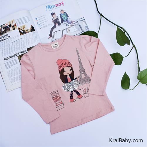 بلوز نخی ترک طرح دختر دامن پوش