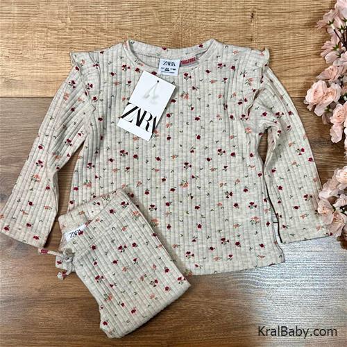 ست بلوز شلوار ترک دخترانه برند zara
