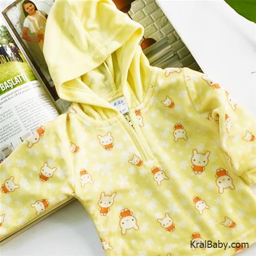 هودی شلوار نوزادی مخمل