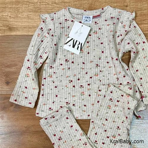 ست بلوز شلوار ترک دخترانه برند zara