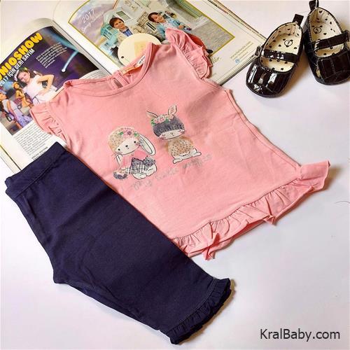 تیشرت شلوارک دخترانه ترک کد 19