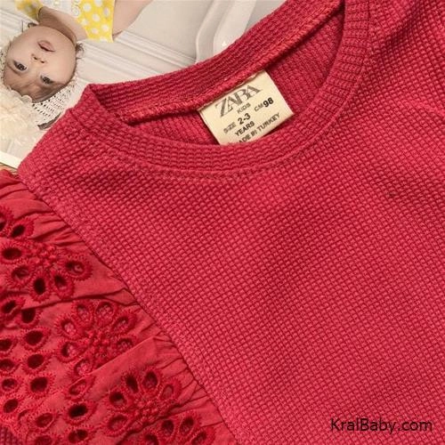 بلوز شلوار دخترانه zara گیپوری