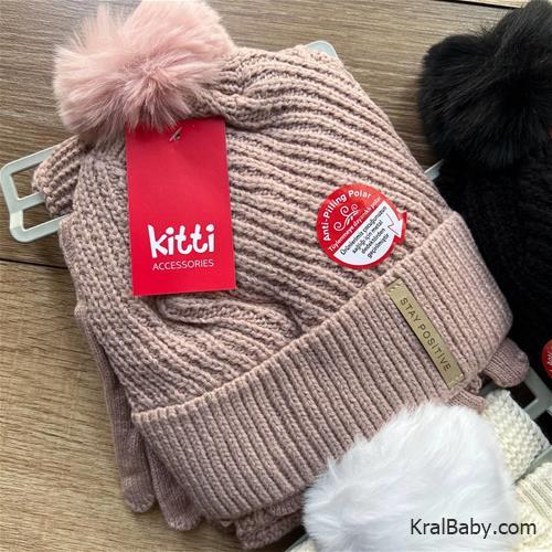 ست شال کلاه دخترانه 2318006 kitti
