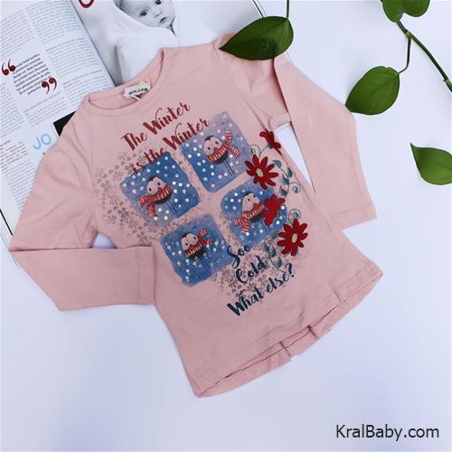 بلوز دخترانه ترک طرح جغد