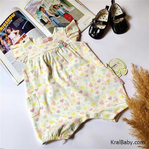 رامپر دخترانه ترک طرح قلب کد34