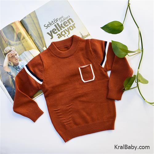 بلوز بافت پسرانه تک جیب