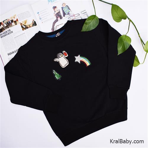 بلوز ترک پسرانه طرح پنگوین