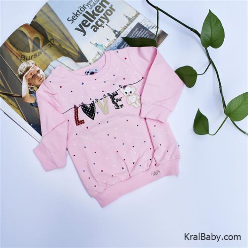 بلوز نخی ترک طرح love