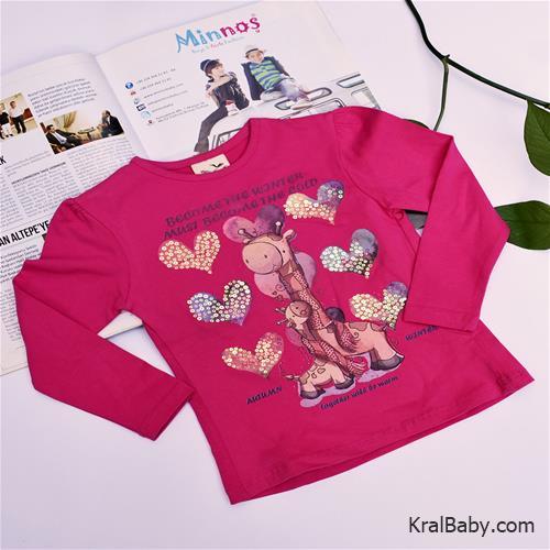 بلوز نخی ترک طرح زرافه