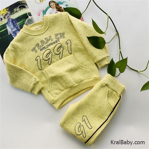 ست بلوز شلوار فوتر طرح1991