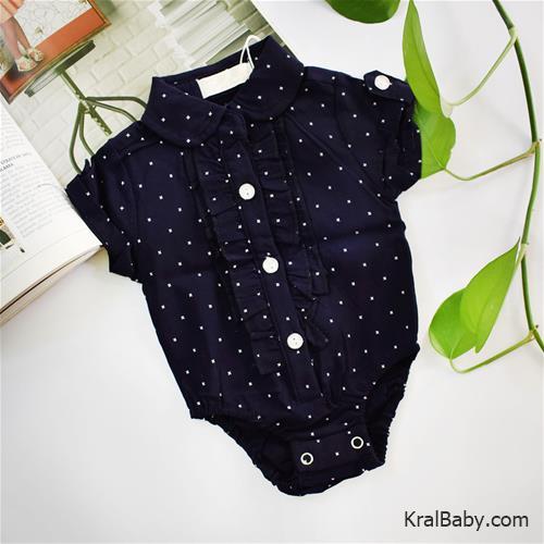 شومیز بادی دخترانه خال خال