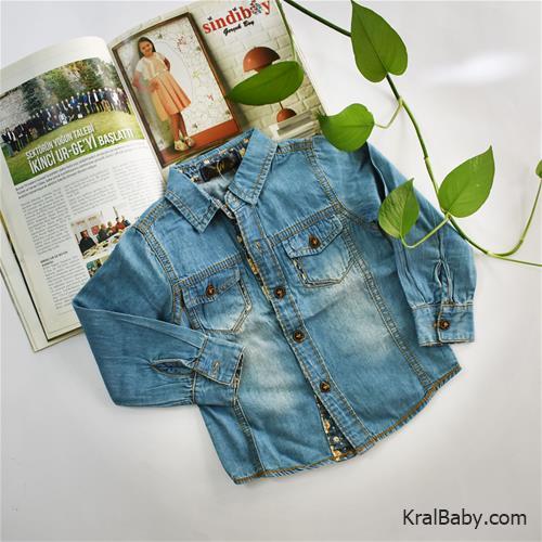 شومیز جین دخترانه وارداتی