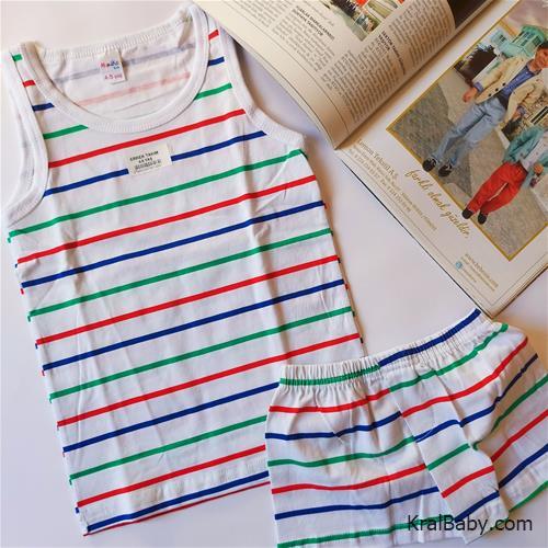 ست لباس زیر ترک پسرانه طرح راه راه