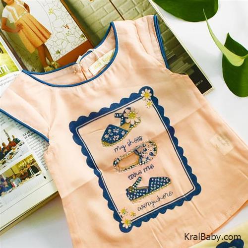 تاپ حریر وارداتی طرح پاپوش