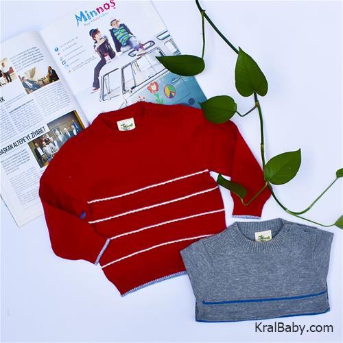 بلوز بافت نقلی پسرانه راه راه