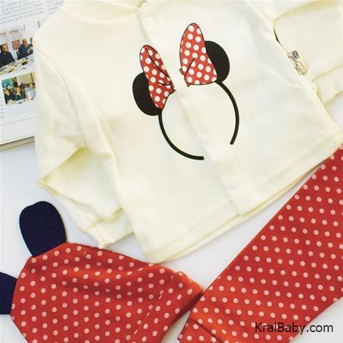 بلوز شلوار نوزادی خال خال