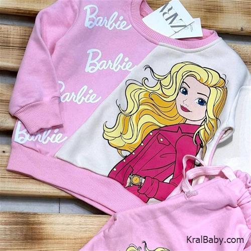 ست دخترانه ترک barbie  برند  zara