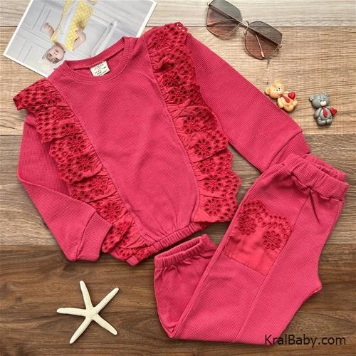 بلوز شلوار دخترانه zara گیپوری