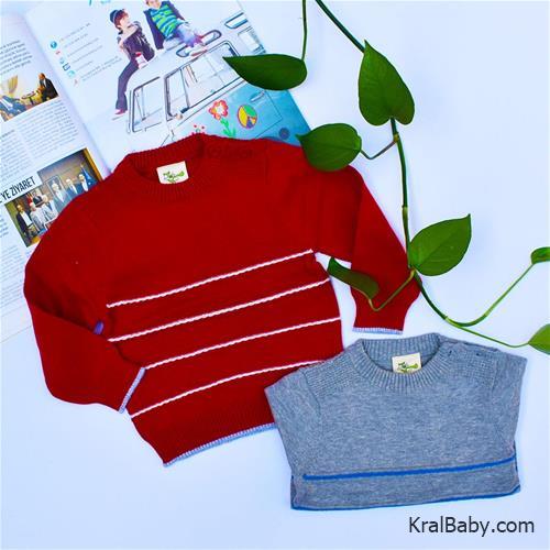 بلوز بافت نقلی پسرانه راه راه