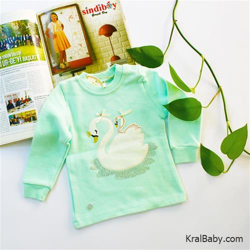 بلوز کبریتی ترک طرح قو