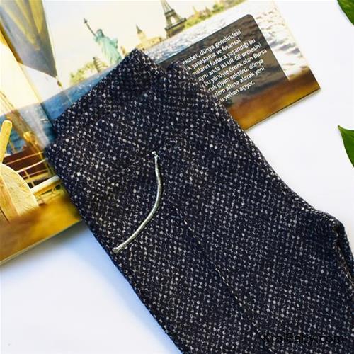 شلوار پشمی دخترانه ترک طرح جناغی