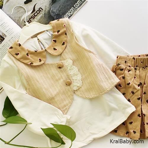 سه تیکه دخترانه دامن دار