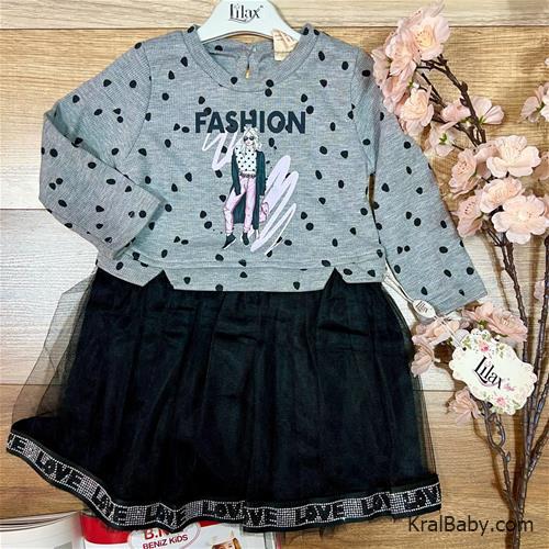 پیراهن دخترانه ترک برند lilax