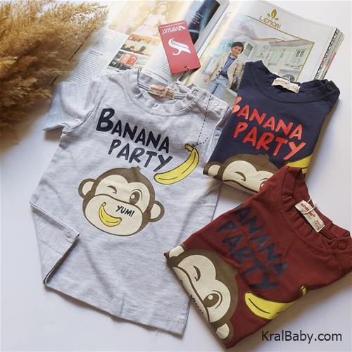 تیشرت طرح میمون  کد 09