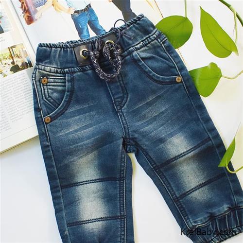 شلوار جین اسلش نقلی