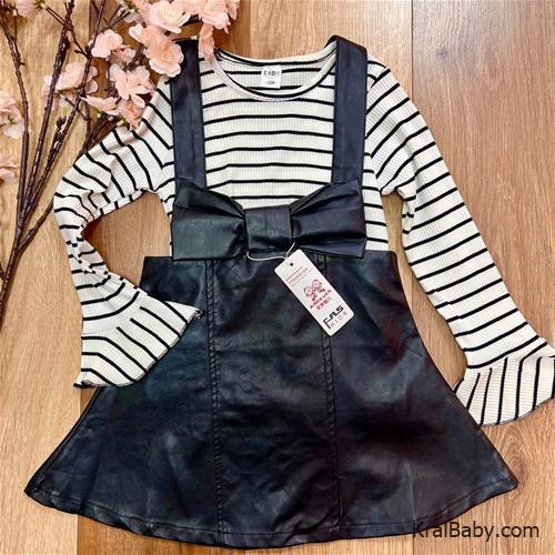 دوتیکه دخترانه چرم