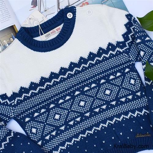 بلوز بافت پسرانه  مرینوس ترک طرح اجری