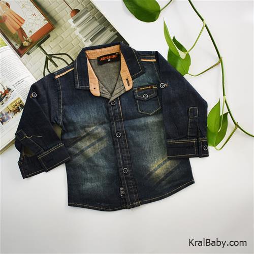 پیراهن پسرانه  نقلی جین ترک